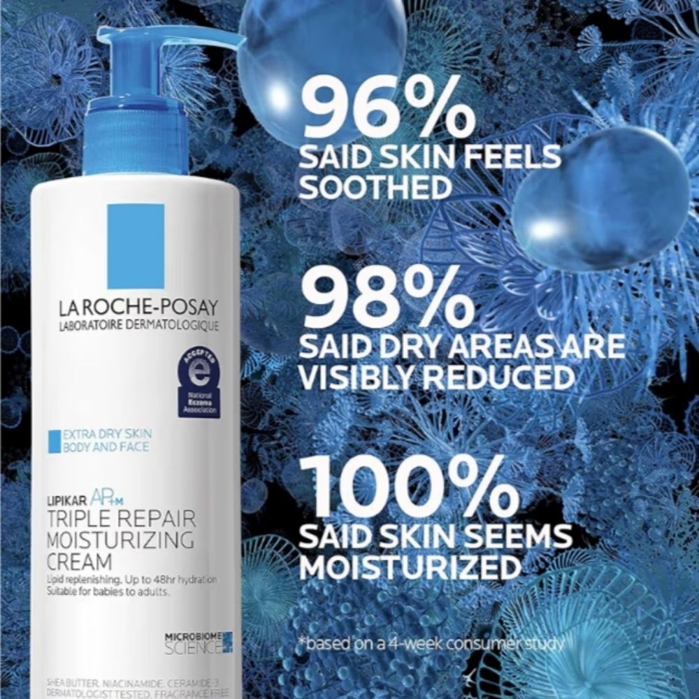 New La Roche Posay Lipikar Triple Repair Moisturizing Cream 400mL - Picture 6 of 7